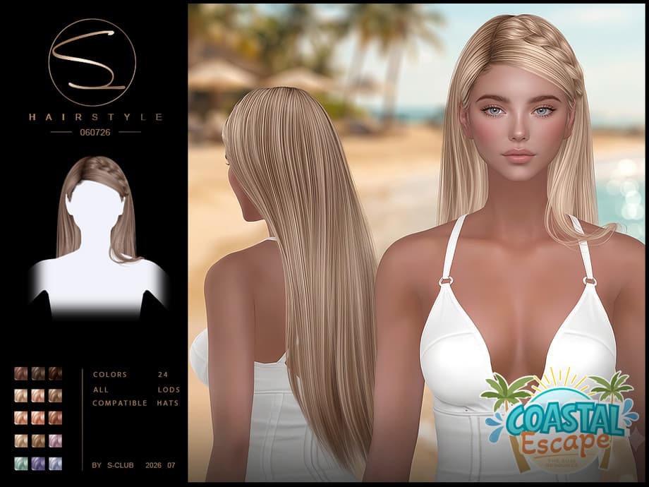Прическа Long Hairstyle Coastal Escape
